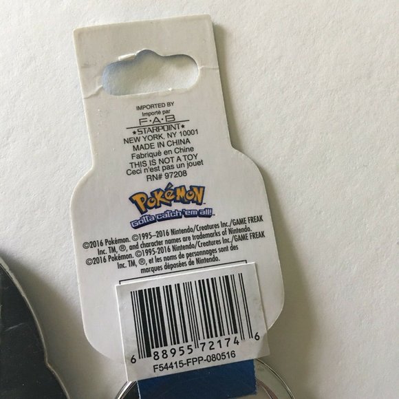 Pokemon GO Genesect Character Metal Key Chain Keychain Key Ring Nintendo New - Picture 7 of 12